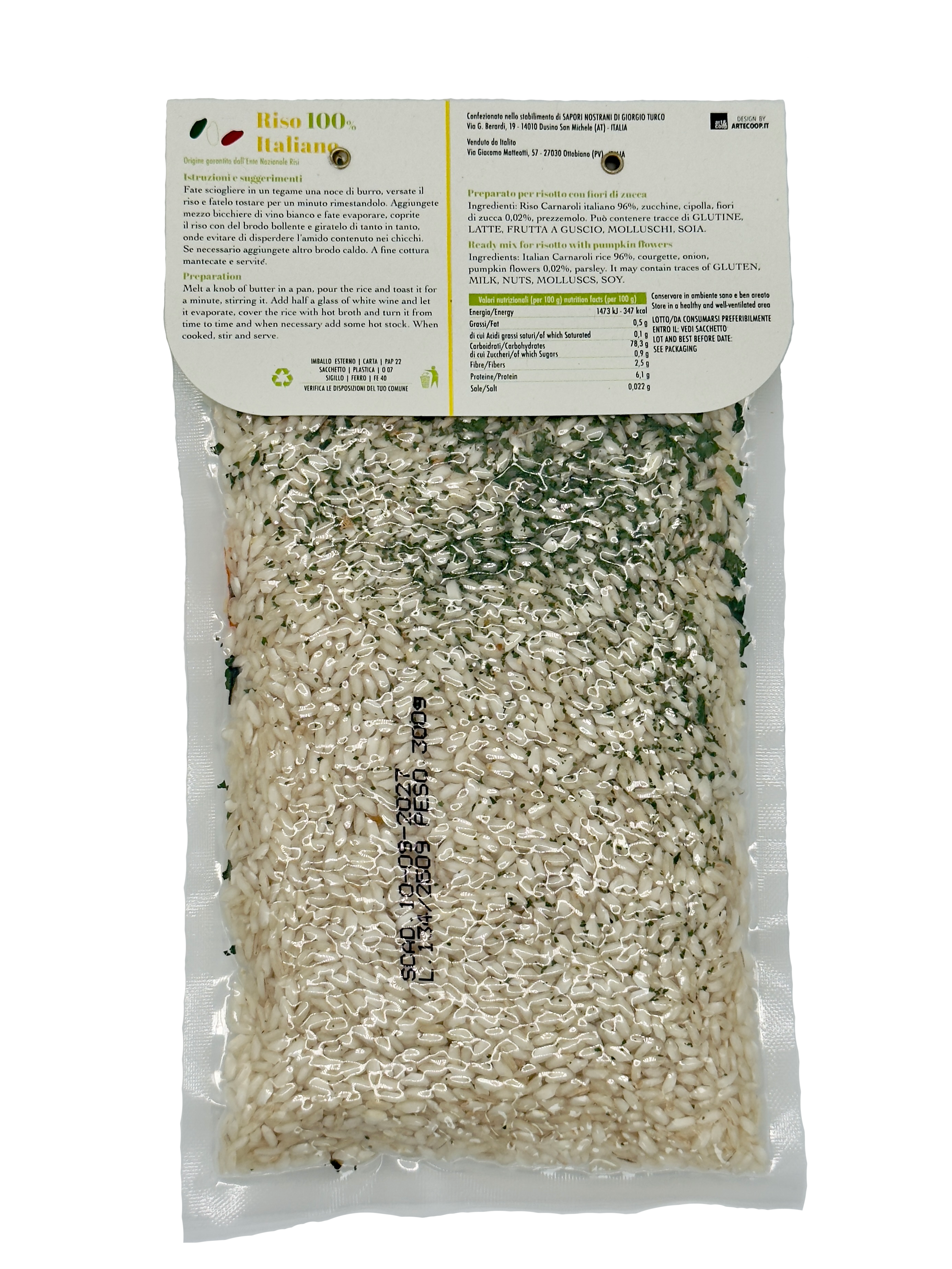 RISOTTO FIORI DI ZUCCA