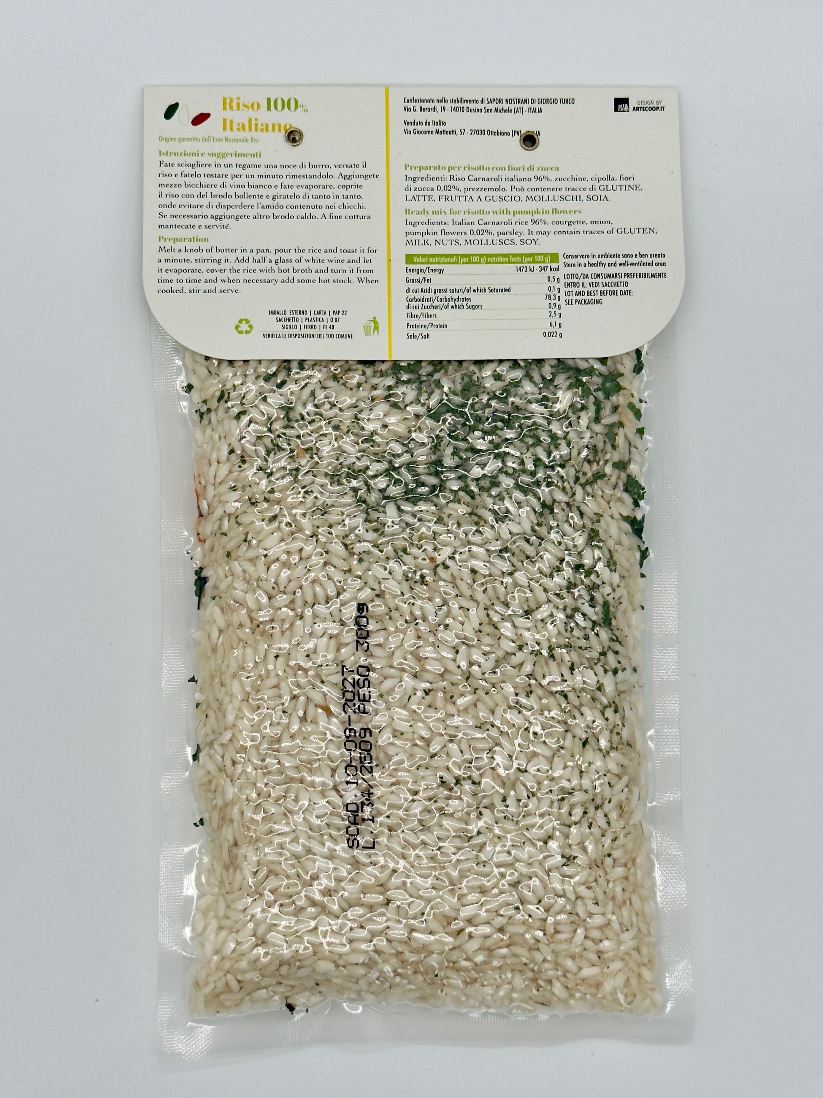 RISOTTO FIORI DI ZUCCA