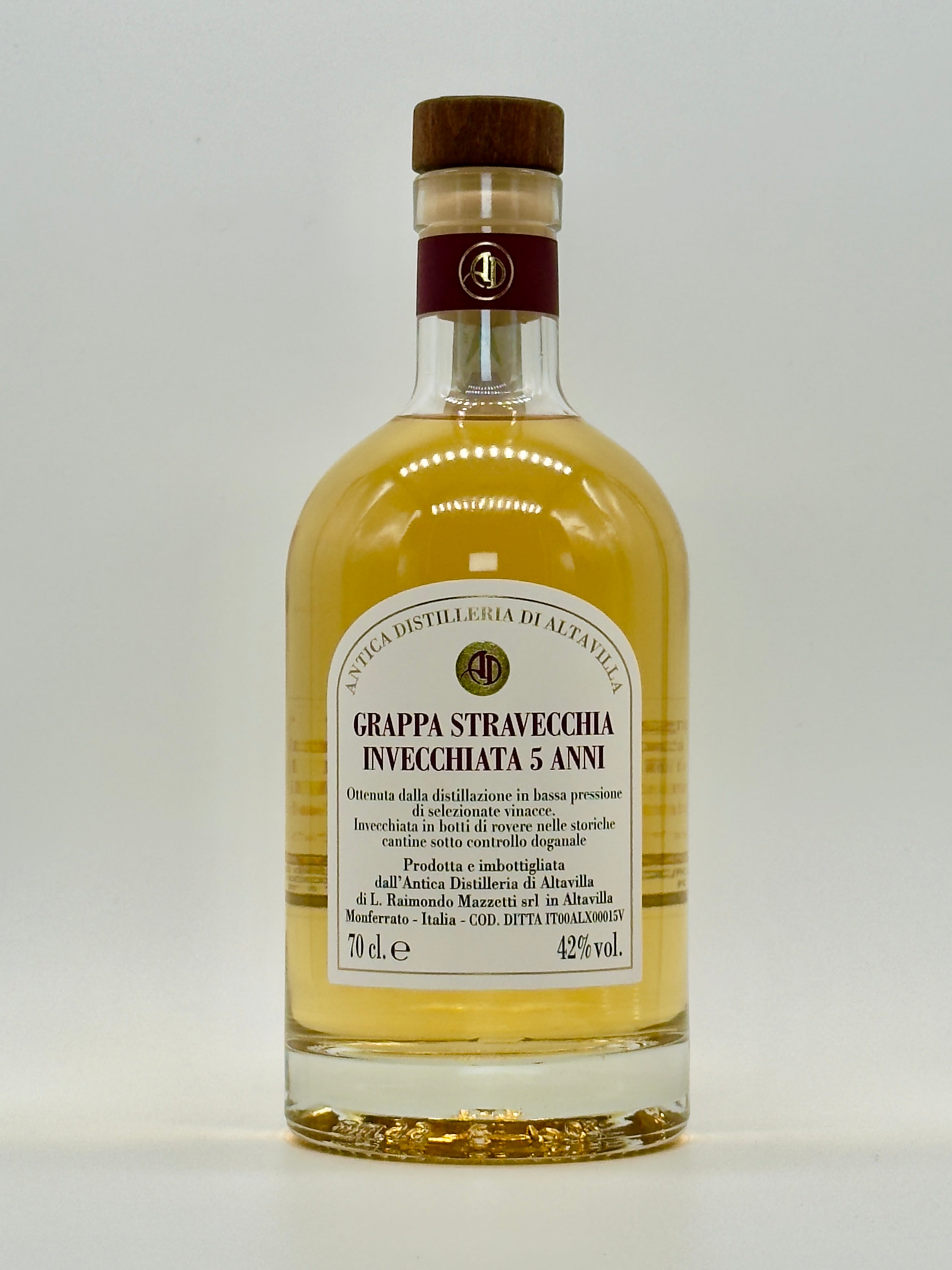 GRAPPA STRAVECCHIA INVECCHIATA - 5 ANNI