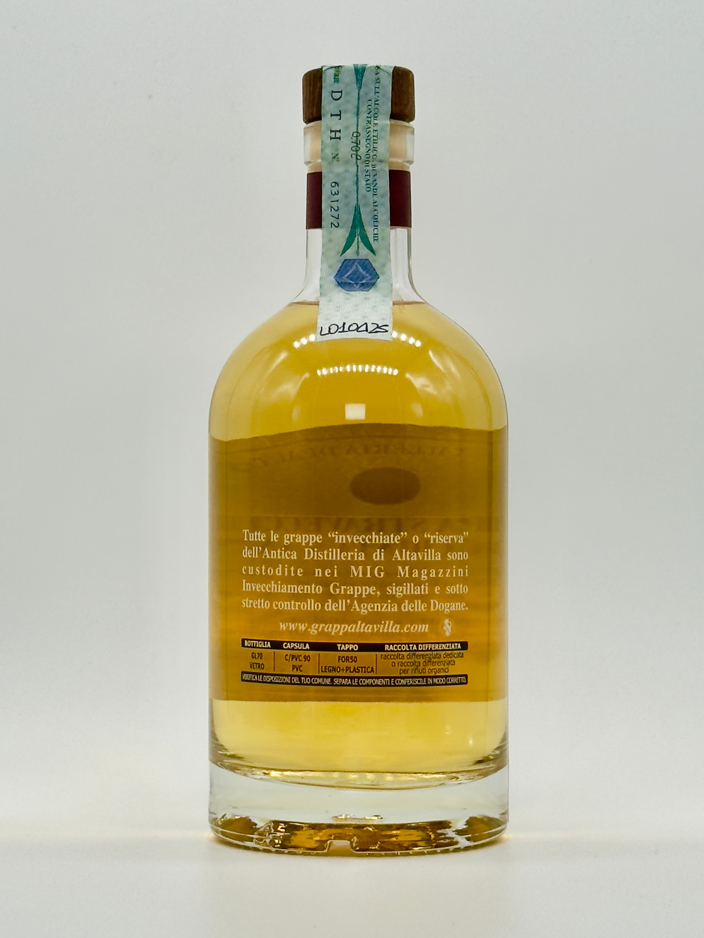 GRAPPA STRAVECCHIA INVECCHIATA - 5 ANNI